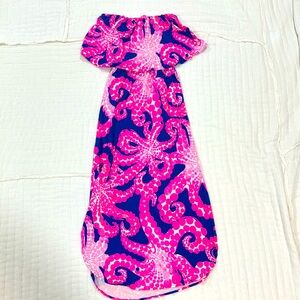 Lilly Pulitzer Strapless Midi Dress Size XXS